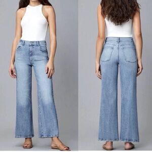 DL1961 Hepburn Wide Leg High Rise Vintage 31” Jeans